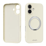 Coque de téléphone magnétique en silicone liquide ABEEL, agréable au toucher, avec support, pour iPhone 17 Pro Max, pour iPhone 17 Pro, pour iPhone 17, pour iPhone 16 Pro Max, pour iPhone 16 Pro, pour iPhone 16