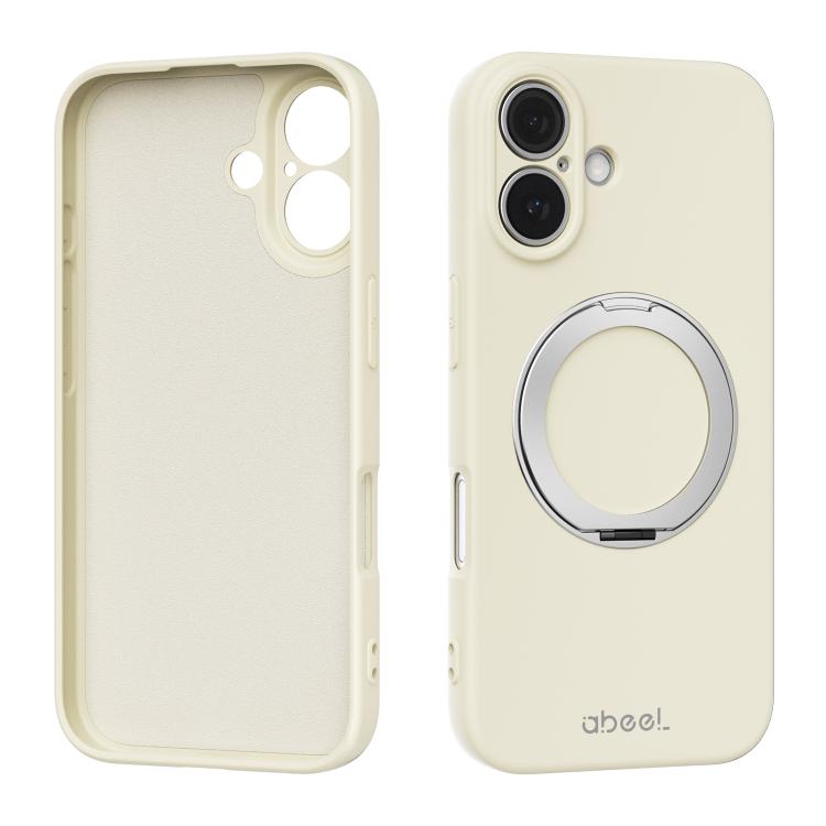 Coque de téléphone magnétique en silicone liquide ABEEL, agréable au toucher, avec support, pour iPhone 17 Pro Max, pour iPhone 17 Pro, pour iPhone 17, pour iPhone 16 Pro Max, pour iPhone 16 Pro, pour iPhone 16