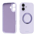 Coque de téléphone magnétique en silicone liquide ABEEL, agréable au toucher, avec support, pour iPhone 17 Pro Max, pour iPhone 17 Pro, pour iPhone 17, pour iPhone 16 Pro Max, pour iPhone 16 Pro, pour iPhone 16
