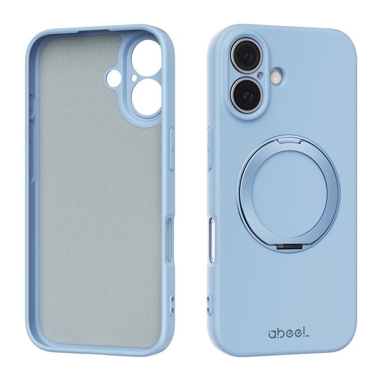 Coque de téléphone magnétique en silicone liquide ABEEL, agréable au toucher, avec support, pour iPhone 17 Pro Max, pour iPhone 17 Pro, pour iPhone 17, pour iPhone 16 Pro Max, pour iPhone 16 Pro, pour iPhone 16