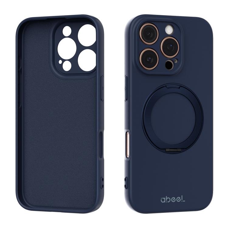 Coque de téléphone magnétique en silicone liquide ABEEL, agréable au toucher, avec support, pour iPhone 17 Pro Max, pour iPhone 17 Pro, pour iPhone 17, pour iPhone 16 Pro Max, pour iPhone 16 Pro, pour iPhone 16