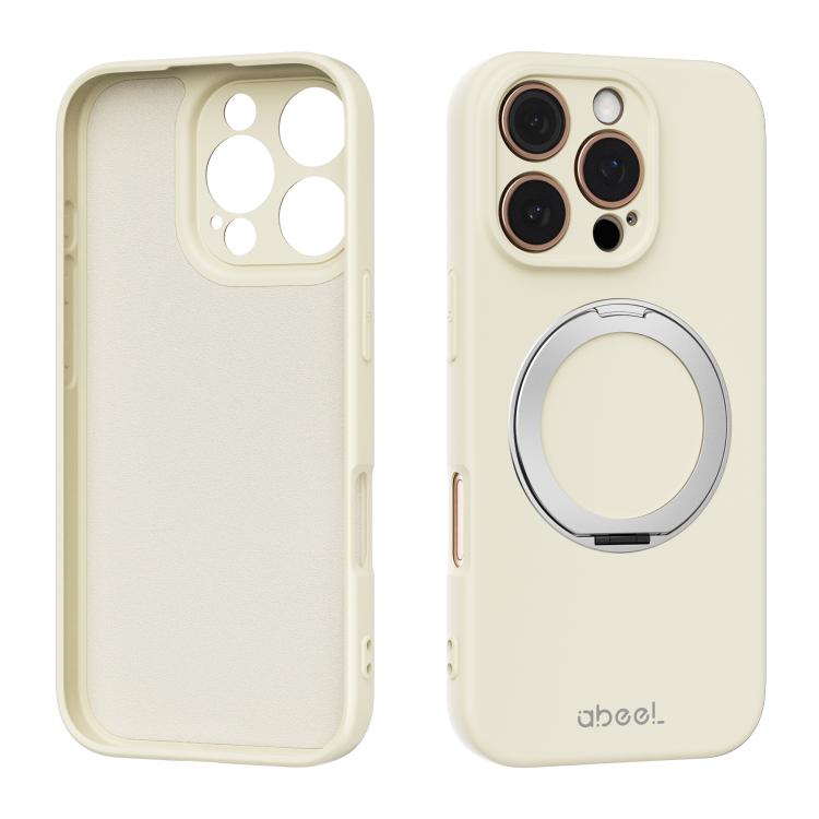 Coque de téléphone magnétique en silicone liquide ABEEL, agréable au toucher, avec support, pour iPhone 17 Pro Max, pour iPhone 17 Pro, pour iPhone 17, pour iPhone 16 Pro Max, pour iPhone 16 Pro, pour iPhone 16