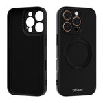 Coque de téléphone magnétique en silicone liquide ABEEL, agréable au toucher, avec support, pour iPhone 17 Pro Max, pour iPhone 17 Pro, pour iPhone 17, pour iPhone 16 Pro Max, pour iPhone 16 Pro, pour iPhone 16