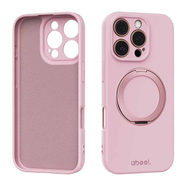 Coque de téléphone magnétique en silicone liquide ABEEL, agréable au toucher, avec support, pour iPhone 17 Pro Max, pour iPhone 17 Pro, pour iPhone 17, pour iPhone 16 Pro Max, pour iPhone 16 Pro, pour iPhone 16