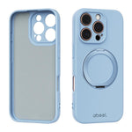 Coque de téléphone magnétique en silicone liquide ABEEL, agréable au toucher, avec support, pour iPhone 17 Pro Max, pour iPhone 17 Pro, pour iPhone 17, pour iPhone 16 Pro Max, pour iPhone 16 Pro, pour iPhone 16