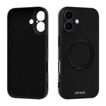 Coque de téléphone magnétique en silicone liquide ABEEL, agréable au toucher, avec support, pour iPhone 17 Pro Max, pour iPhone 17 Pro, pour iPhone 17, pour iPhone 16 Pro Max, pour iPhone 16 Pro, pour iPhone 16