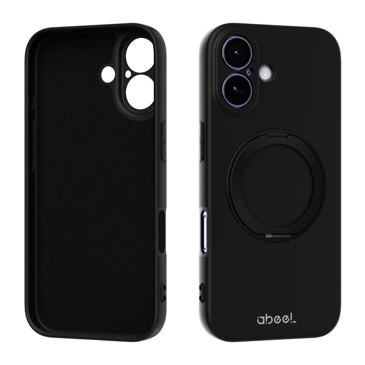 Coque de téléphone magnétique en silicone liquide ABEEL, agréable au toucher, avec support, pour iPhone 17 Pro Max, pour iPhone 17 Pro, pour iPhone 17, pour iPhone 16 Pro Max, pour iPhone 16 Pro, pour iPhone 16