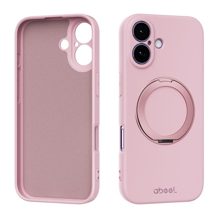 Coque de téléphone magnétique en silicone liquide ABEEL, agréable au toucher, avec support, pour iPhone 17 Pro Max, pour iPhone 17 Pro, pour iPhone 17, pour iPhone 16 Pro Max, pour iPhone 16 Pro, pour iPhone 16