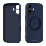 Coque de téléphone magnétique en silicone liquide ABEEL, agréable au toucher, avec support, pour iPhone 17 Pro Max, pour iPhone 17 Pro, pour iPhone 17, pour iPhone 16 Pro Max, pour iPhone 16 Pro, pour iPhone 16