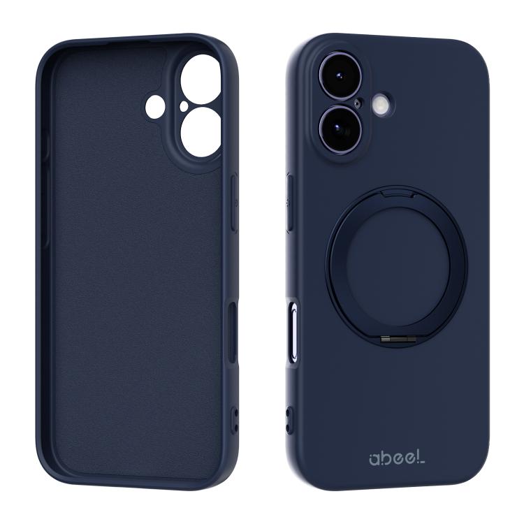 Coque de téléphone magnétique en silicone liquide ABEEL, agréable au toucher, avec support, pour iPhone 17 Pro Max, pour iPhone 17 Pro, pour iPhone 17, pour iPhone 16 Pro Max, pour iPhone 16 Pro, pour iPhone 16