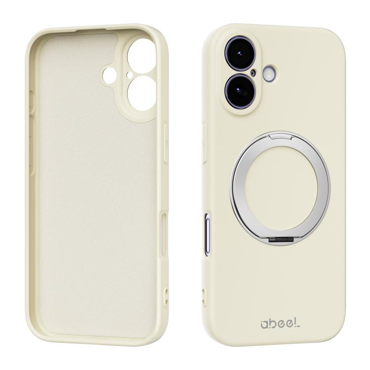 Coque de téléphone magnétique en silicone liquide ABEEL, agréable au toucher, avec support, pour iPhone 17 Pro Max, pour iPhone 17 Pro, pour iPhone 17, pour iPhone 16 Pro Max, pour iPhone 16 Pro, pour iPhone 16