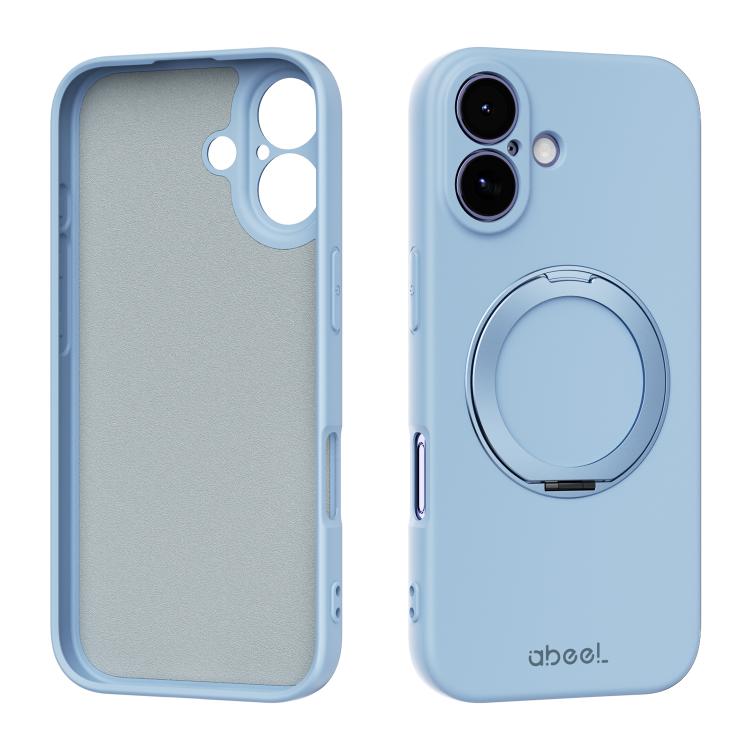 Coque de téléphone magnétique en silicone liquide ABEEL, agréable au toucher, avec support, pour iPhone 17 Pro Max, pour iPhone 17 Pro, pour iPhone 17, pour iPhone 16 Pro Max, pour iPhone 16 Pro, pour iPhone 16