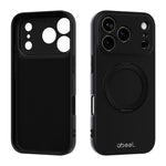 Coque de téléphone magnétique en silicone liquide ABEEL, agréable au toucher, avec support, pour iPhone 17 Pro Max, pour iPhone 17 Pro, pour iPhone 17, pour iPhone 16 Pro Max, pour iPhone 16 Pro, pour iPhone 16