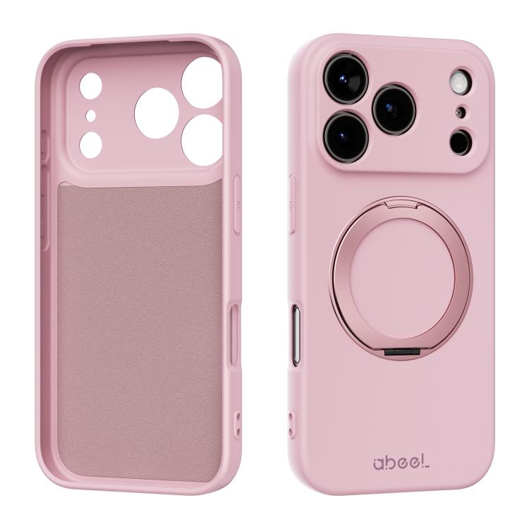 Coque de téléphone magnétique en silicone liquide ABEEL, agréable au toucher, avec support, pour iPhone 17 Pro Max, pour iPhone 17 Pro, pour iPhone 17, pour iPhone 16 Pro Max, pour iPhone 16 Pro, pour iPhone 16