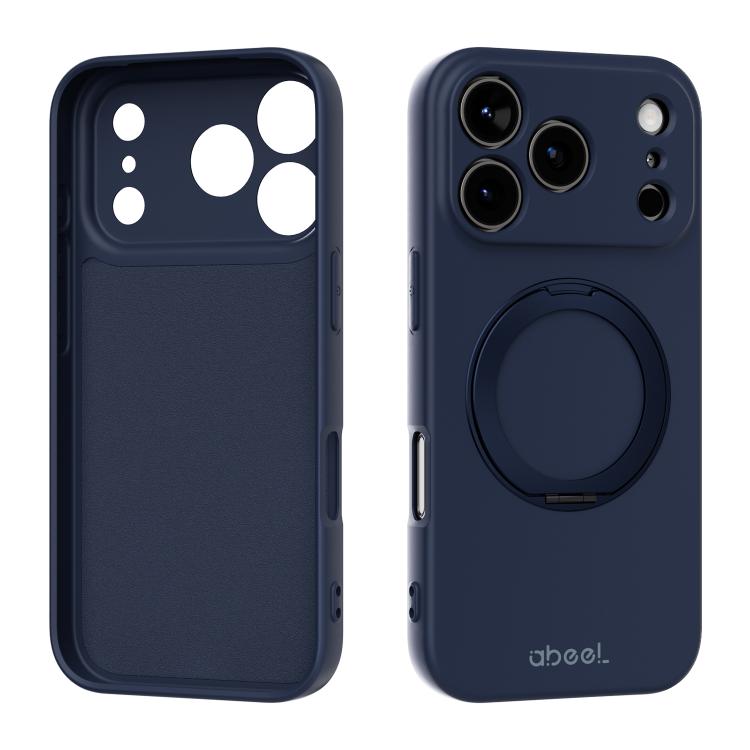 Coque de téléphone magnétique en silicone liquide ABEEL, agréable au toucher, avec support, pour iPhone 17 Pro Max, pour iPhone 17 Pro, pour iPhone 17, pour iPhone 16 Pro Max, pour iPhone 16 Pro, pour iPhone 16