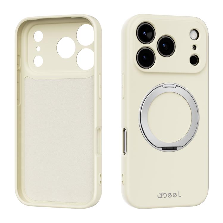 Coque de téléphone magnétique en silicone liquide ABEEL, agréable au toucher, avec support, pour iPhone 17 Pro Max, pour iPhone 17 Pro, pour iPhone 17, pour iPhone 16 Pro Max, pour iPhone 16 Pro, pour iPhone 16