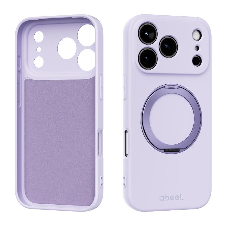 Coque de téléphone magnétique en silicone liquide ABEEL, agréable au toucher, avec support, pour iPhone 17 Pro Max, pour iPhone 17 Pro, pour iPhone 17, pour iPhone 16 Pro Max, pour iPhone 16 Pro, pour iPhone 16