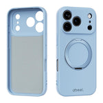 Coque de téléphone magnétique en silicone liquide ABEEL, agréable au toucher, avec support, pour iPhone 17 Pro Max, pour iPhone 17 Pro, pour iPhone 17, pour iPhone 16 Pro Max, pour iPhone 16 Pro, pour iPhone 16