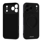 Coque de téléphone magnétique en silicone liquide ABEEL, agréable au toucher, avec support, pour iPhone 17 Pro Max, pour iPhone 17 Pro, pour iPhone 17, pour iPhone 16 Pro Max, pour iPhone 16 Pro, pour iPhone 16
