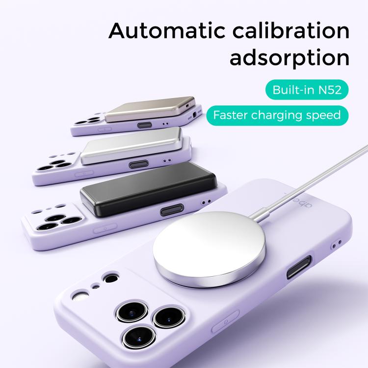 Coque de téléphone magnétique en silicone liquide ABEEL, agréable au toucher, avec support, pour iPhone 17 Pro Max, pour iPhone 17 Pro, pour iPhone 17, pour iPhone 16 Pro Max, pour iPhone 16 Pro, pour iPhone 16