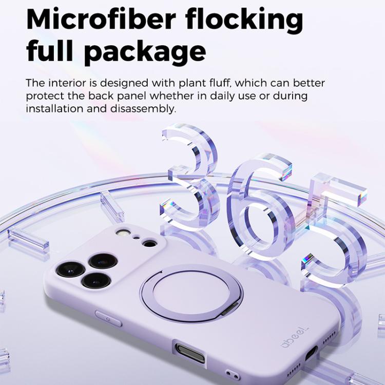 Coque de téléphone magnétique en silicone liquide ABEEL, agréable au toucher, avec support, pour iPhone 17 Pro Max, pour iPhone 17 Pro, pour iPhone 17, pour iPhone 16 Pro Max, pour iPhone 16 Pro, pour iPhone 16