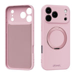 Coque de téléphone magnétique en silicone liquide ABEEL, agréable au toucher, avec support, pour iPhone 17 Pro Max, pour iPhone 17 Pro, pour iPhone 17, pour iPhone 16 Pro Max, pour iPhone 16 Pro, pour iPhone 16
