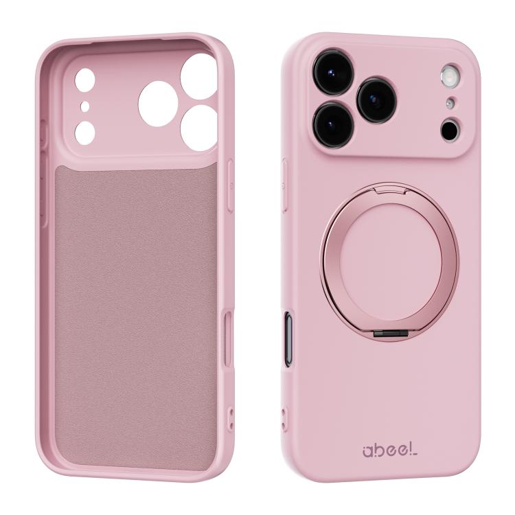 Coque de téléphone magnétique en silicone liquide ABEEL, agréable au toucher, avec support, pour iPhone 17 Pro Max, pour iPhone 17 Pro, pour iPhone 17, pour iPhone 16 Pro Max, pour iPhone 16 Pro, pour iPhone 16