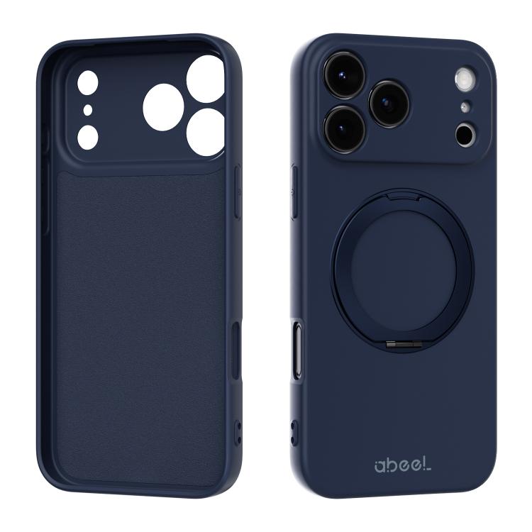 Coque de téléphone magnétique en silicone liquide ABEEL, agréable au toucher, avec support, pour iPhone 17 Pro Max, pour iPhone 17 Pro, pour iPhone 17, pour iPhone 16 Pro Max, pour iPhone 16 Pro, pour iPhone 16