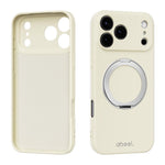 Coque de téléphone magnétique en silicone liquide ABEEL, agréable au toucher, avec support, pour iPhone 17 Pro Max, pour iPhone 17 Pro, pour iPhone 17, pour iPhone 16 Pro Max, pour iPhone 16 Pro, pour iPhone 16