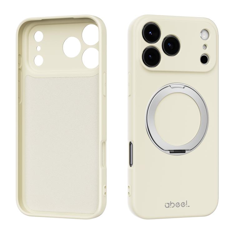 Coque de téléphone magnétique en silicone liquide ABEEL, agréable au toucher, avec support, pour iPhone 17 Pro Max, pour iPhone 17 Pro, pour iPhone 17, pour iPhone 16 Pro Max, pour iPhone 16 Pro, pour iPhone 16