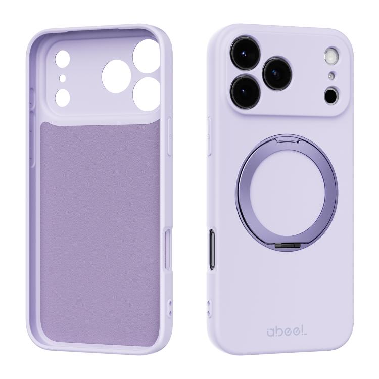 Coque de téléphone magnétique en silicone liquide ABEEL, agréable au toucher, avec support, pour iPhone 17 Pro Max, pour iPhone 17 Pro, pour iPhone 17, pour iPhone 16 Pro Max, pour iPhone 16 Pro, pour iPhone 16
