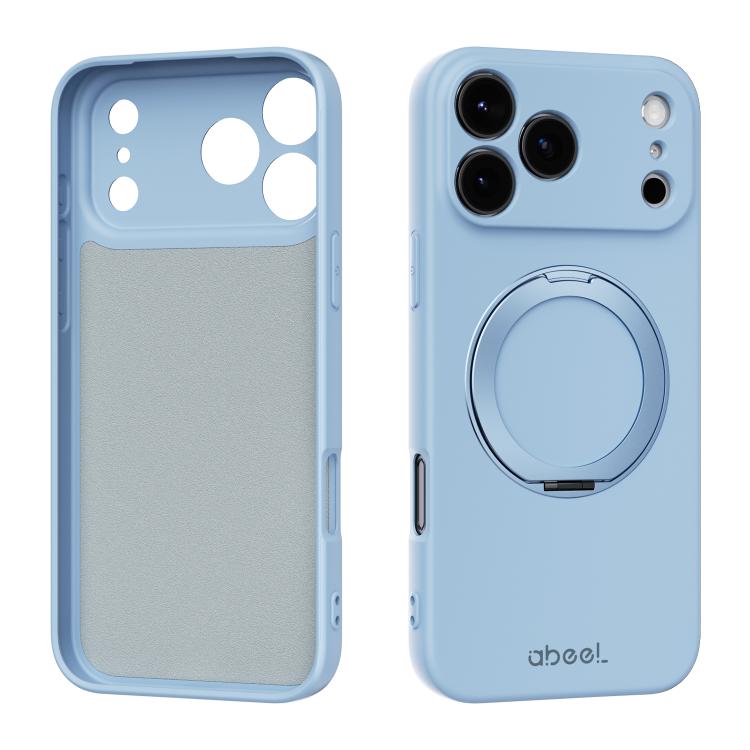 Coque de téléphone magnétique en silicone liquide ABEEL, agréable au toucher, avec support, pour iPhone 17 Pro Max, pour iPhone 17 Pro, pour iPhone 17, pour iPhone 16 Pro Max, pour iPhone 16 Pro, pour iPhone 16