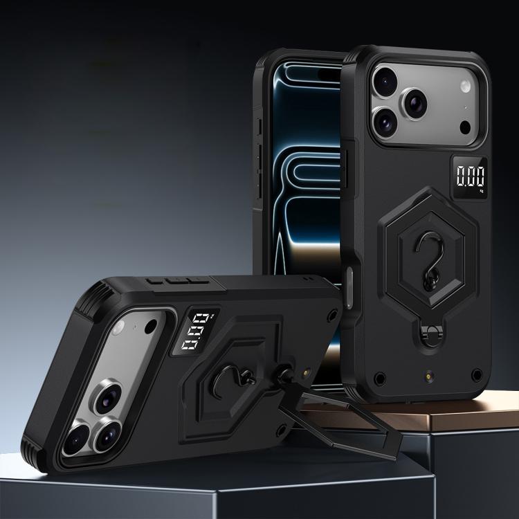 Coque de téléphone à balance avec support magnétique Hexagon Armor, Pour iPhone 17 Pro Max, Pour iPhone 17 Pro, Pour iPhone 17, Pour iPhone Air, Pour iPhone 16 Pro Max, Pour iPhone 16 Pro