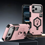 Hexagon Armor Magnetic Holder Weighing Scale Phone Case, For iPhone 17 Pro Max, For iPhone 17 Pro, For iPhone 17, For iPhone Air, For iPhone 16 Pro Max, For iPhone 16 Pro