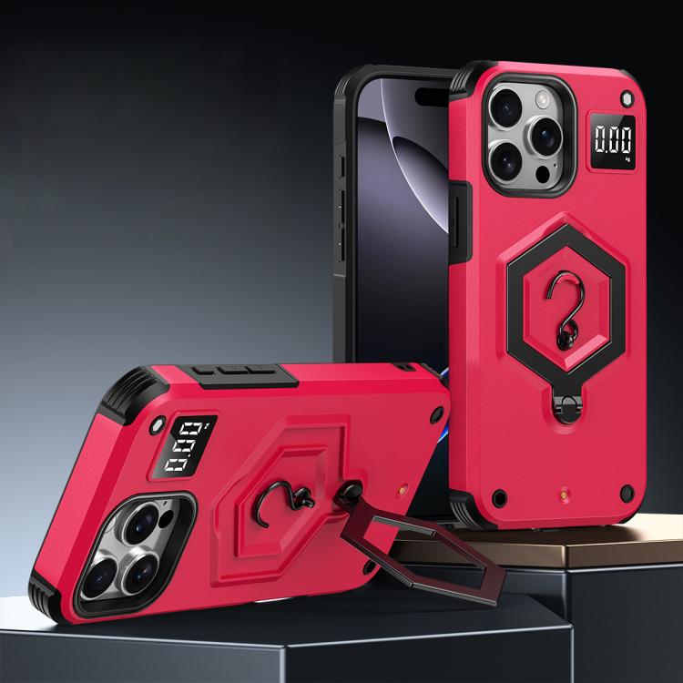 Coque de téléphone à balance avec support magnétique Hexagon Armor, pour iPhone 16, pour iPhone 15 Pro Max, pour iPhone 15 Pro, pour iPhone 15 Plus, pour iPhone 15, pour iPhone 14 Plus