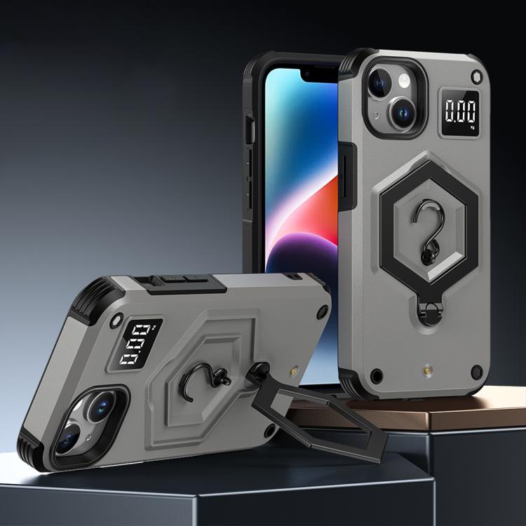 Coque de téléphone à balance avec support magnétique Hexagon Armor, pour iPhone 16, pour iPhone 15 Pro Max, pour iPhone 15 Pro, pour iPhone 15 Plus, pour iPhone 15, pour iPhone 14 Plus