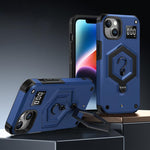 Coque de téléphone à balance avec support magnétique Hexagon Armor, pour iPhone 16, pour iPhone 15 Pro Max, pour iPhone 15 Pro, pour iPhone 15 Plus, pour iPhone 15, pour iPhone 14 Plus