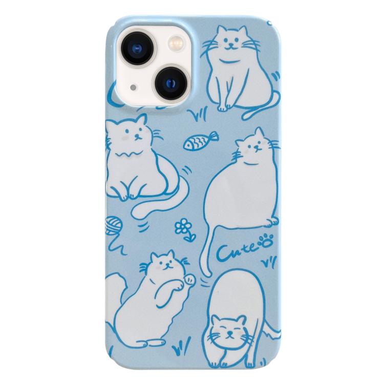 Coque de téléphone PC à motifs peints, Pour iPhone 16 Plus