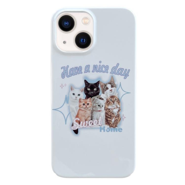 Coque de téléphone PC à motifs peints, Pour iPhone 16 Plus