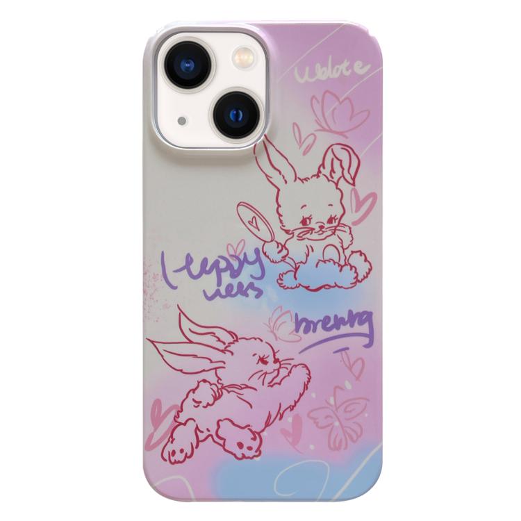 Coque de téléphone PC à motifs peints, Pour iPhone 16 Plus