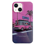 Coque de téléphone PC à motifs peints, Pour iPhone 16 Plus