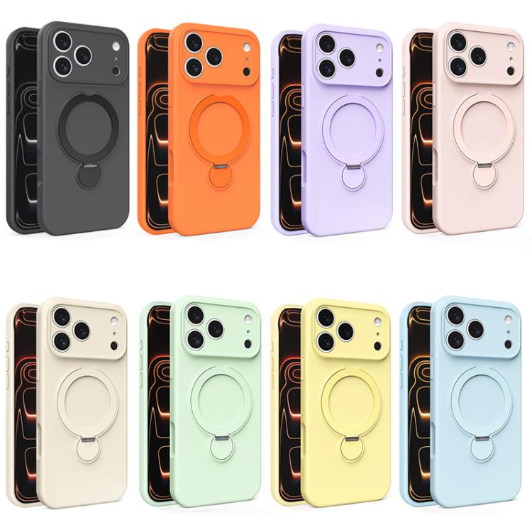 Coque de téléphone en silicone liquide MagSafe, pour iPhone 17 Pro Max, pour iPhone 17 Pro, pour iPhone 17, pour iPhone Air