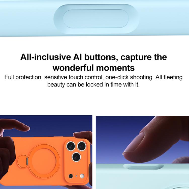 Coque de téléphone en silicone liquide MagSafe, pour iPhone 17 Pro Max, pour iPhone 17 Pro, pour iPhone 17, pour iPhone Air