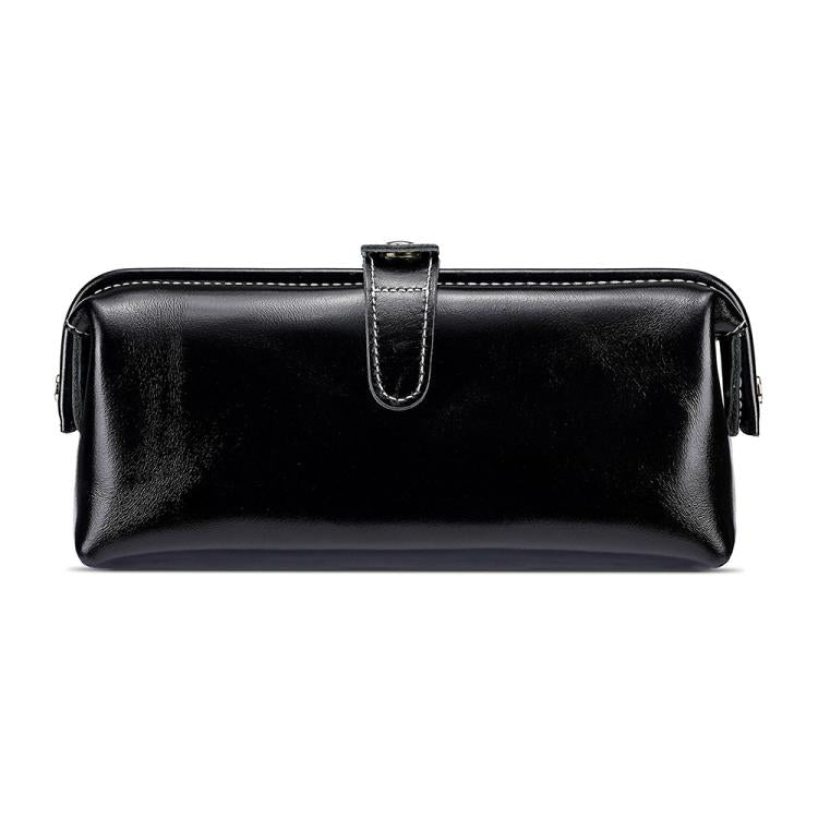 Trousse de toilette et de maquillage en cuir huilé