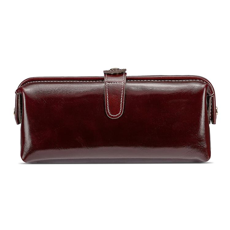 Trousse de toilette et de maquillage en cuir huilé
