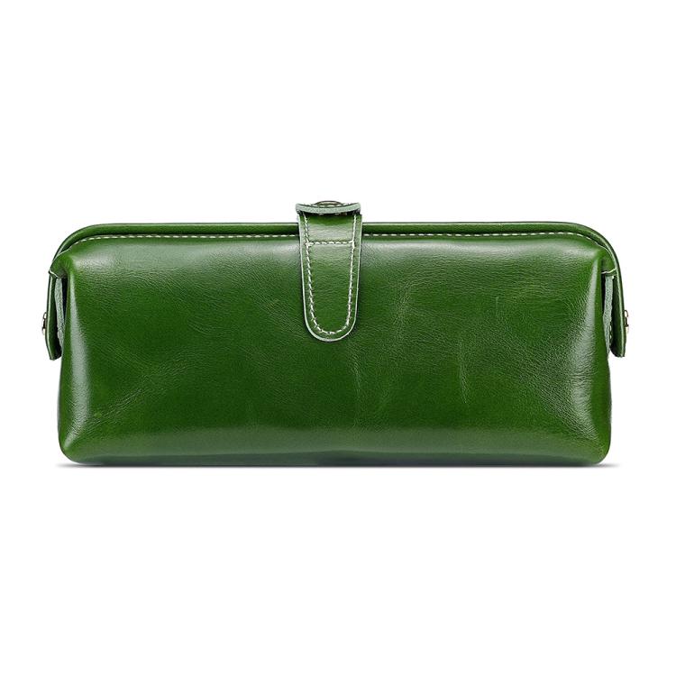 Trousse de toilette et de maquillage en cuir huilé