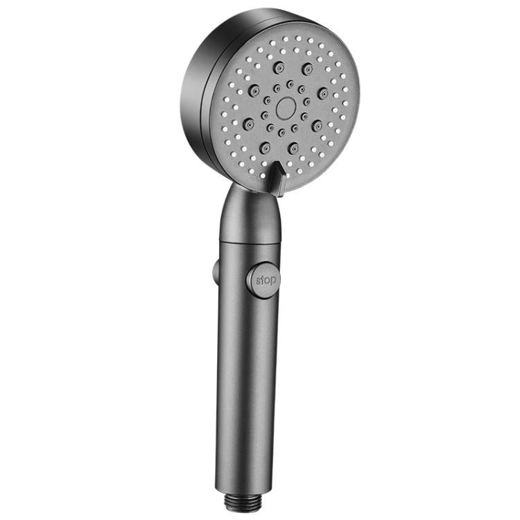 Pommeau de douche portable à 5 réglages de pression avec bouton d'arrêt d'eau