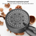 Pommeau de douche portable à 5 réglages de pression avec bouton d'arrêt d'eau