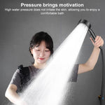 Pommeau de douche portable à 5 réglages de pression avec bouton d'arrêt d'eau