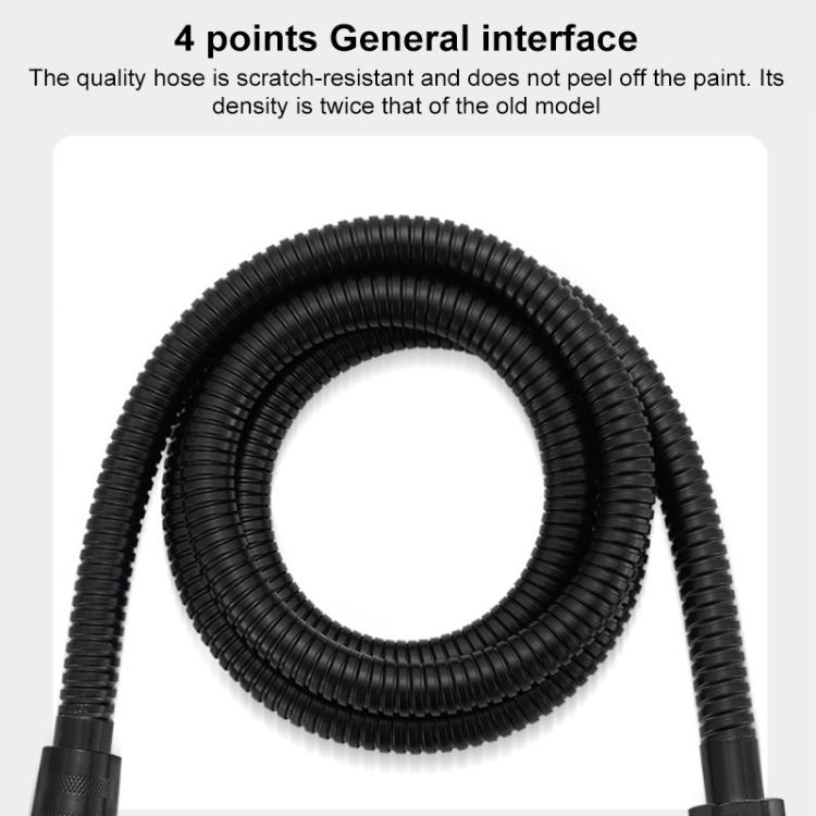 Pommeau de douche carré grande taille, portable et pressurisée, avec 3 réglages réglables